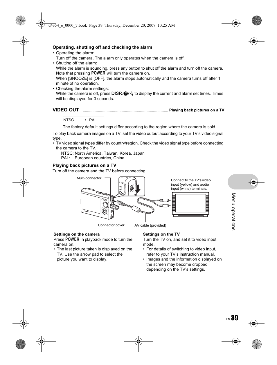 Olympus Stylus 1030 SW User Manual | Page 39 / 84