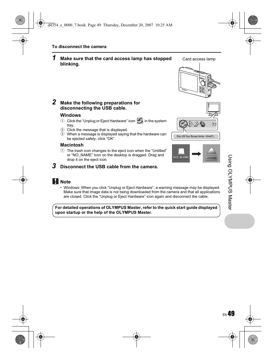 Olympus Stylus 1030 SW User Manual | Page 49 / 84