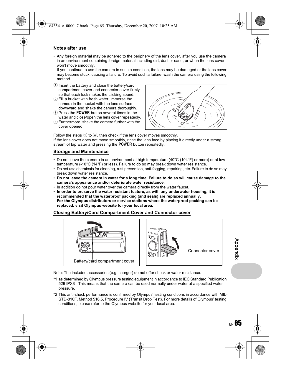 Olympus Stylus 1030 SW User Manual | Page 65 / 84