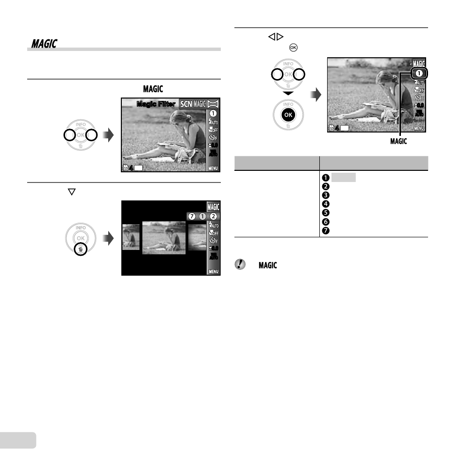 28 en, Shooting with special effects ( p mode) | Olympus VG-130 User Manual | Page 28 / 76