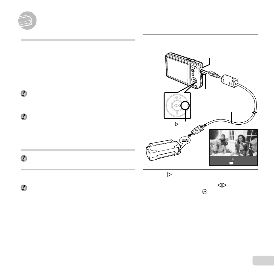 Printing, 47 en, Direct printing (pictbridge | Olympus VG-130 User Manual | Page 47 / 76