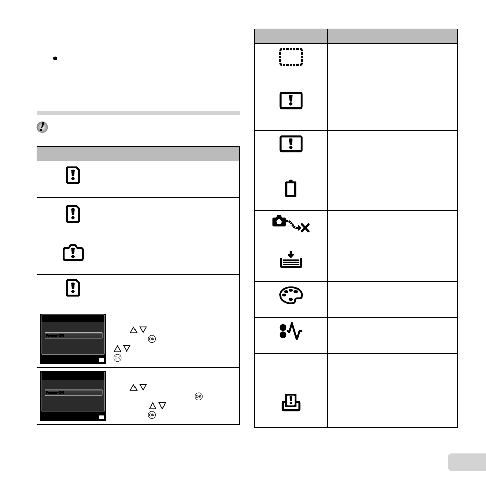 55 en, Error message, Miscellaneous | Olympus VG-130 User Manual | Page 55 / 76