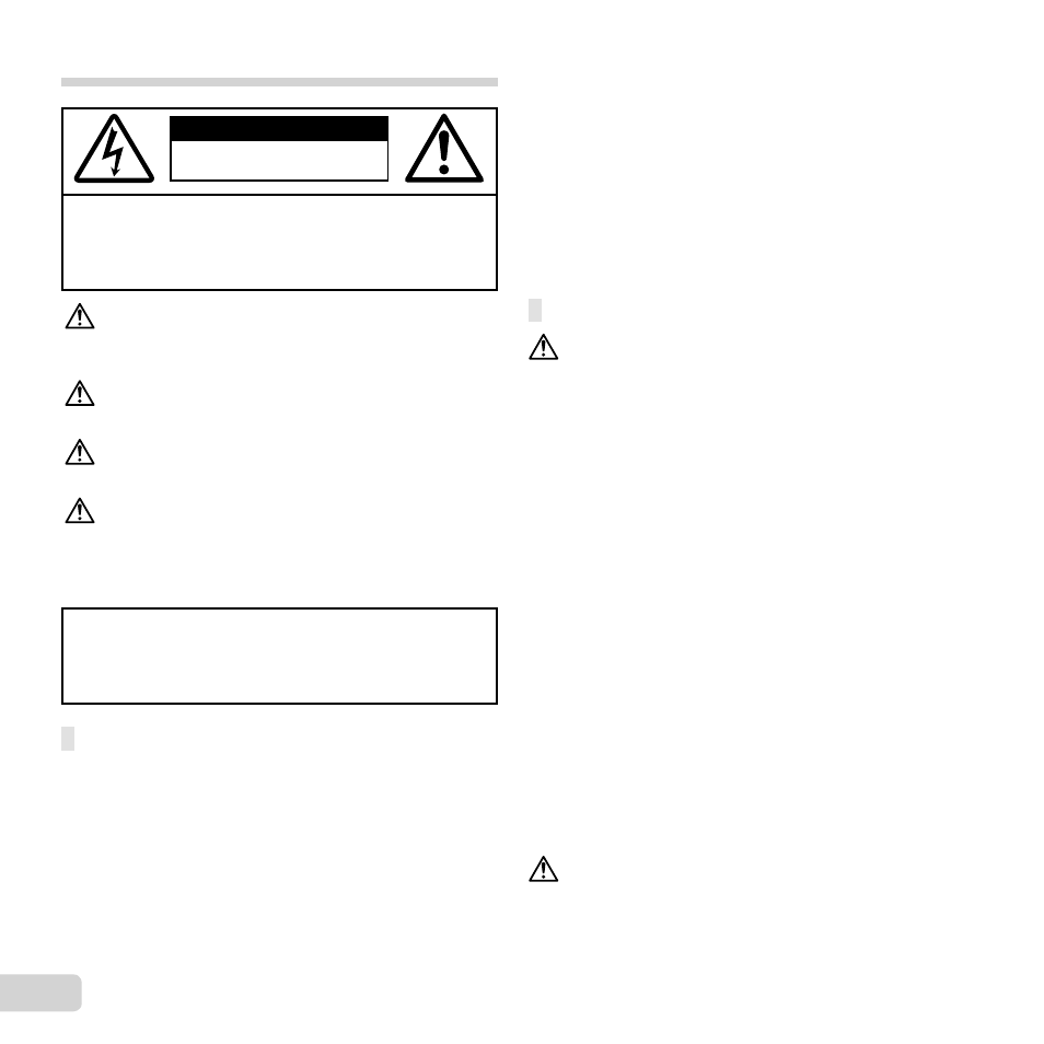 64 en, Safety precautions | Olympus VG-130 User Manual | Page 64 / 76