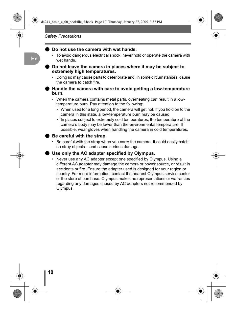 Olympus IR-300 User Manual | Page 10 / 108