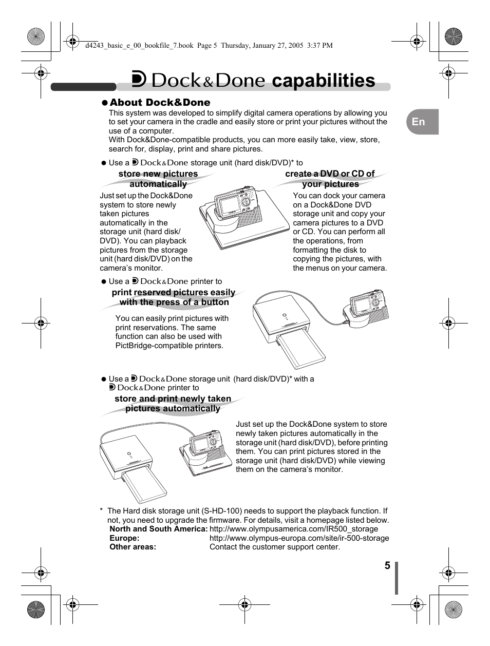 Icapabilities | Olympus IR-300 User Manual | Page 5 / 108