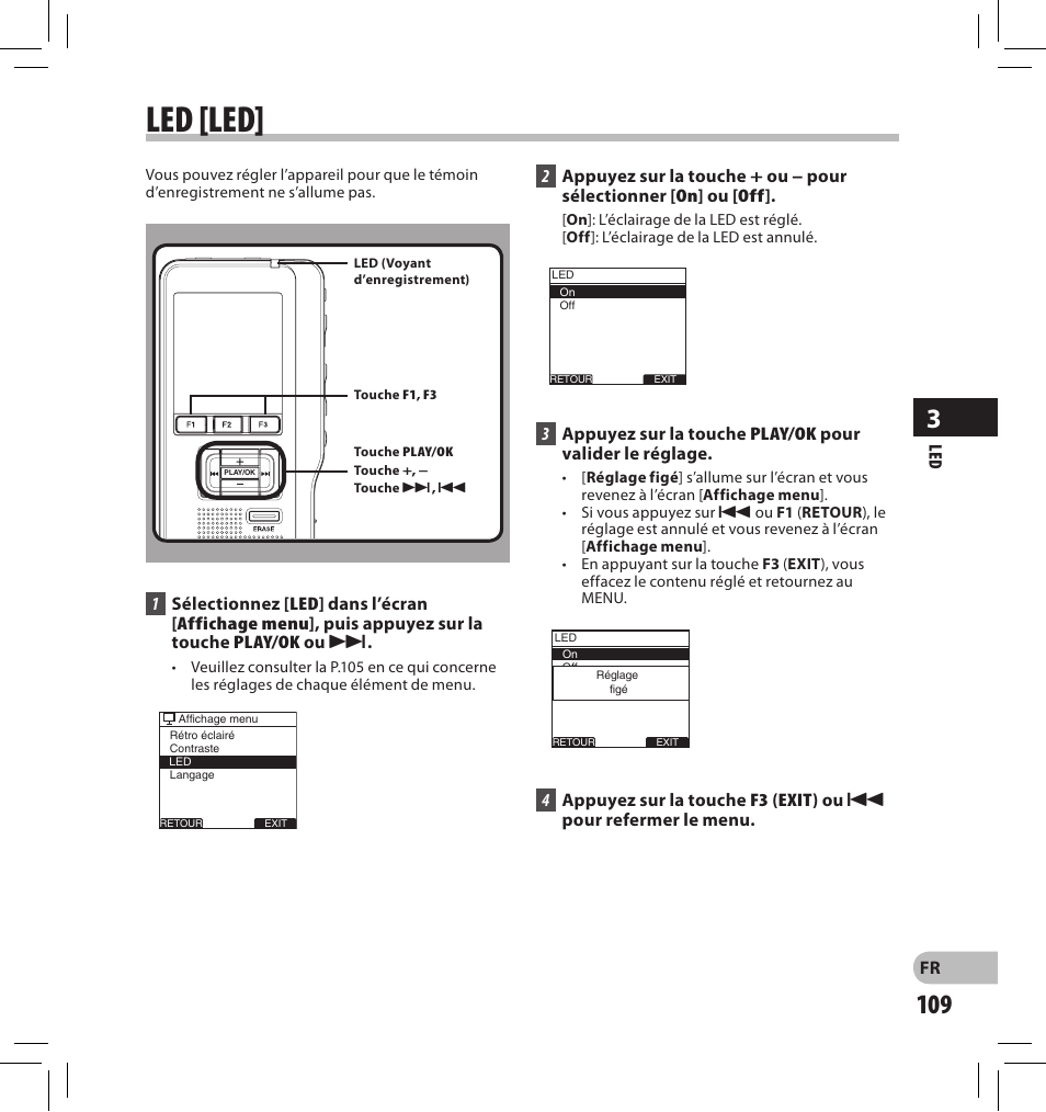 Led [led | Olympus DS-2500 User Manual | Page 109 / 196