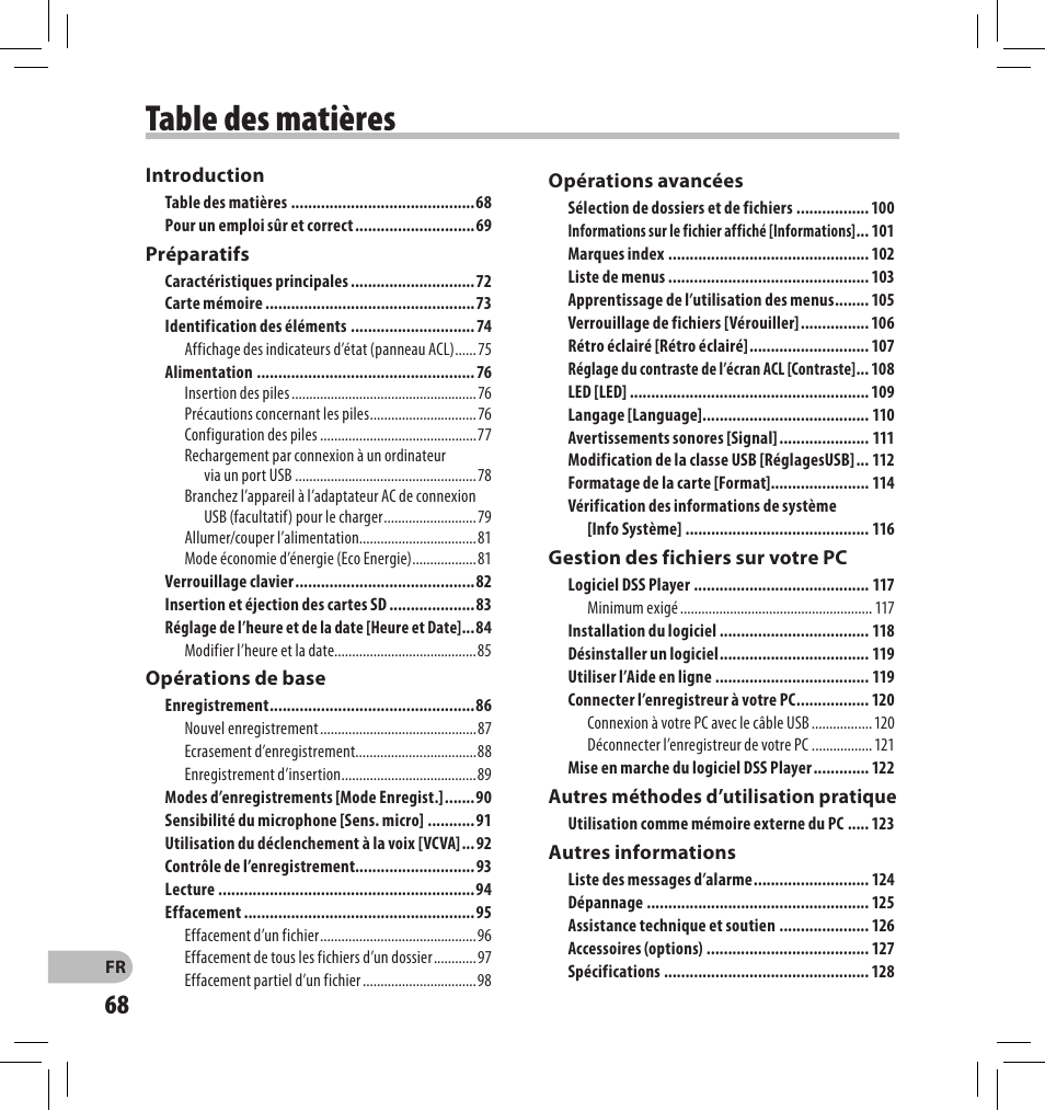 Olympus DS-2500 User Manual | Page 68 / 196