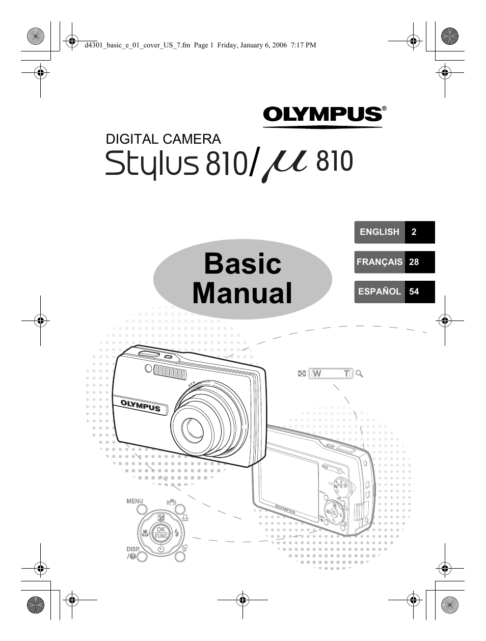 Olympus Stylus 810 User Manual | 84 pages