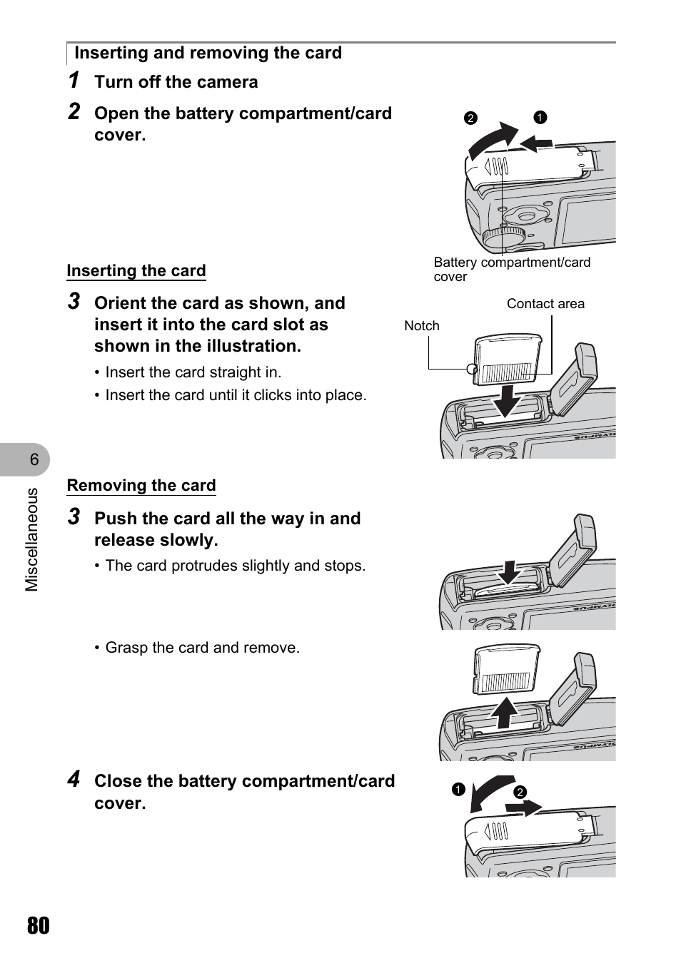 Olympus Stylus 810 User Manual | Page 80 / 88