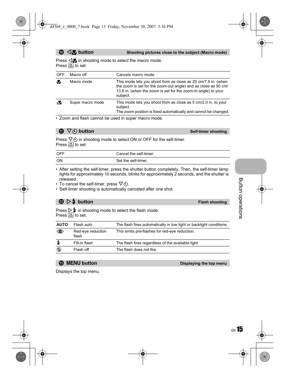Olympus FE-310 User Manual | Page 15 / 68