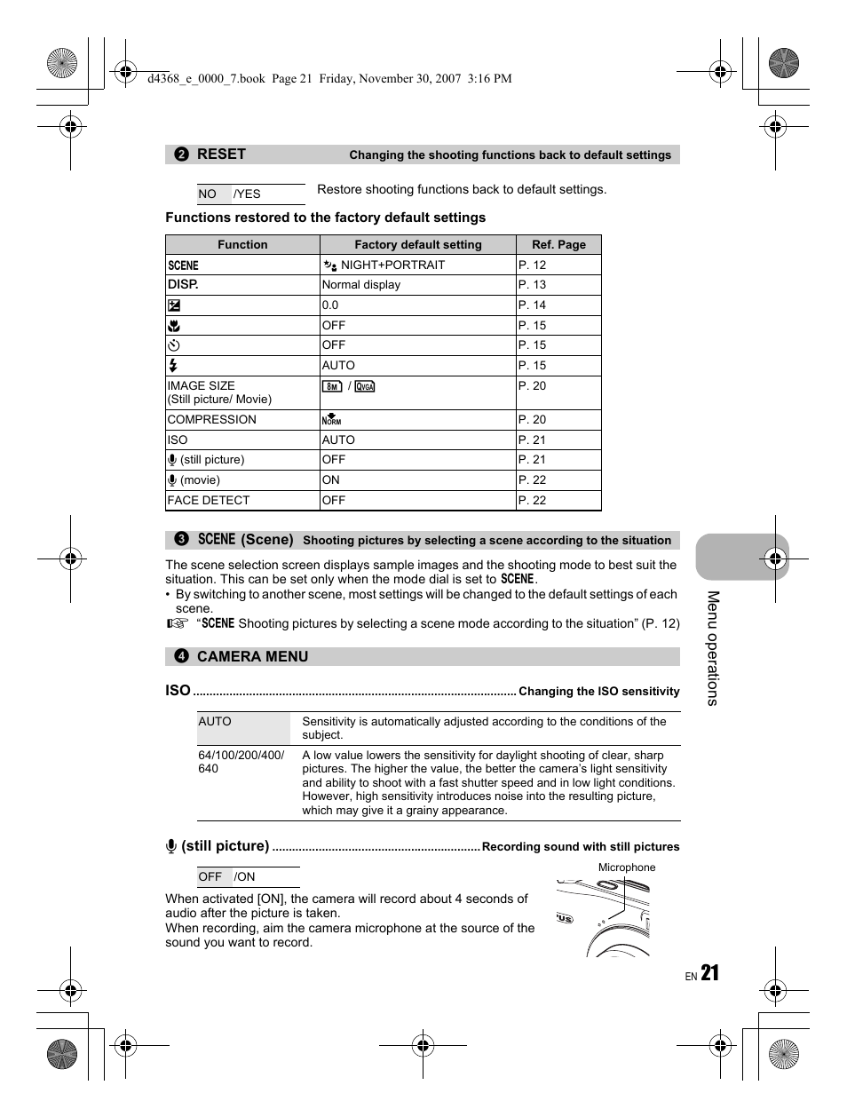 Olympus FE-310 User Manual | Page 21 / 68