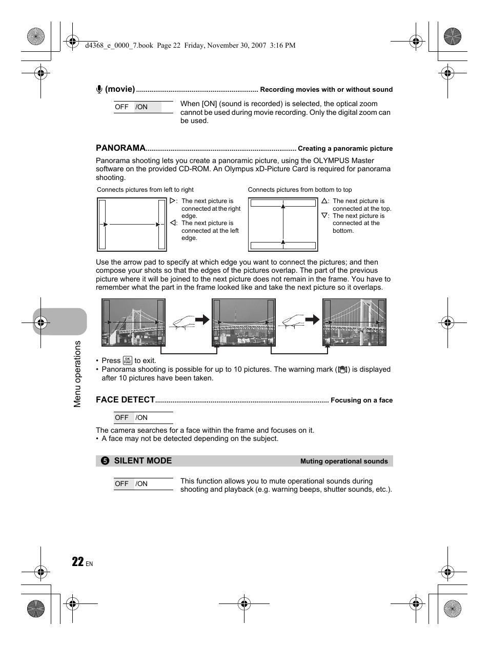 Olympus FE-310 User Manual | Page 22 / 68