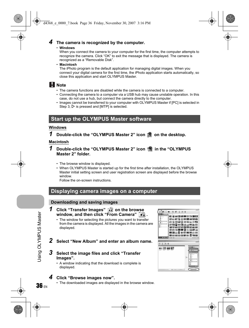 Olympus FE-310 User Manual | Page 36 / 68
