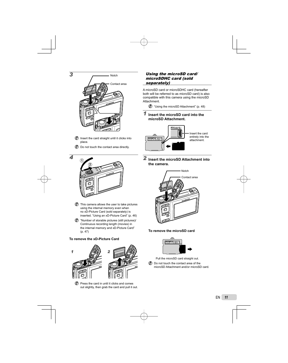 Olympus FE-45 User Manual | Page 11 / 62