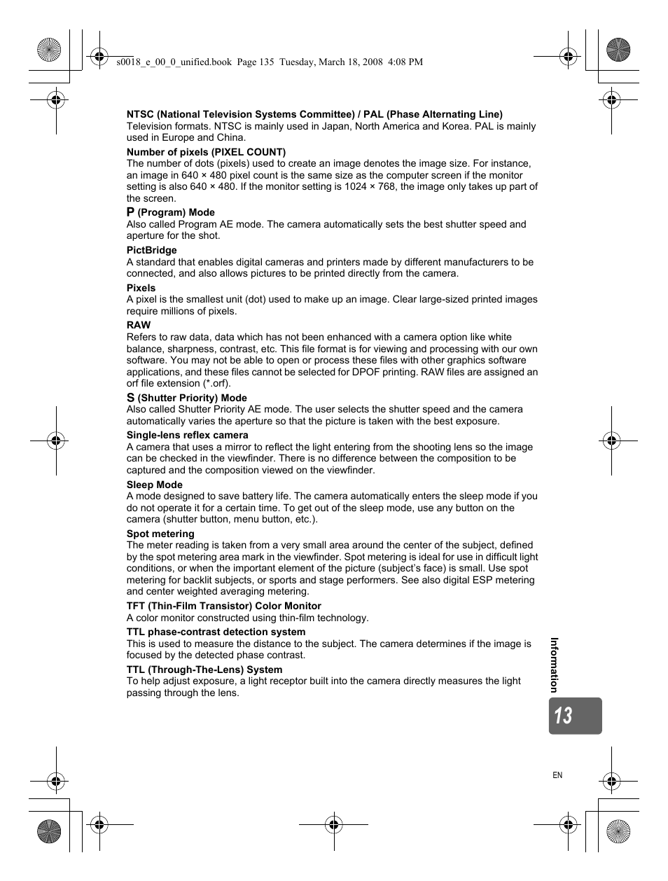 Olympus E-520 User Manual | Page 135 / 148