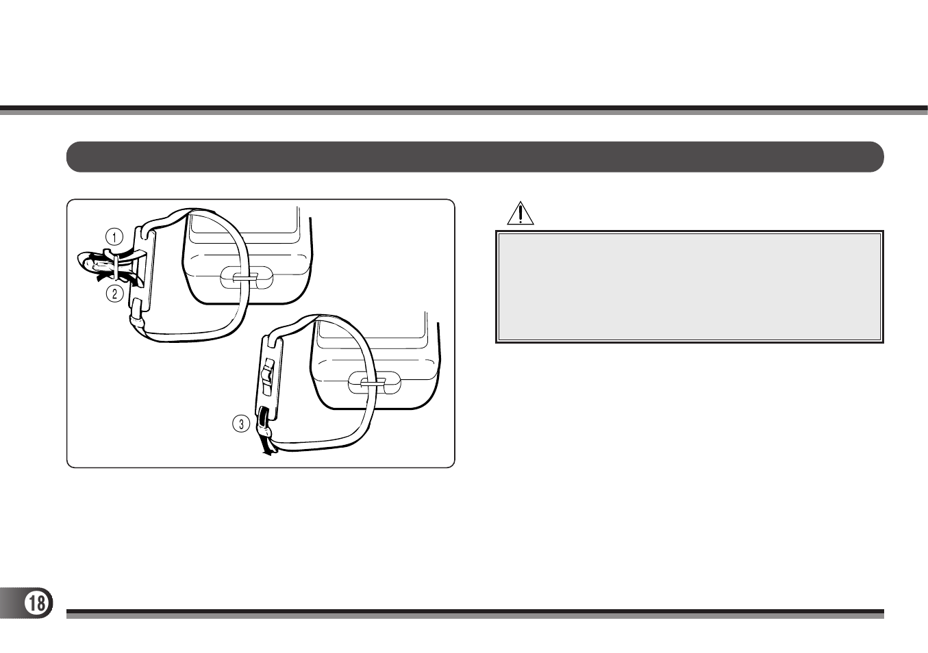 Using the strap | Olympus D-300 User Manual | Page 18 / 56