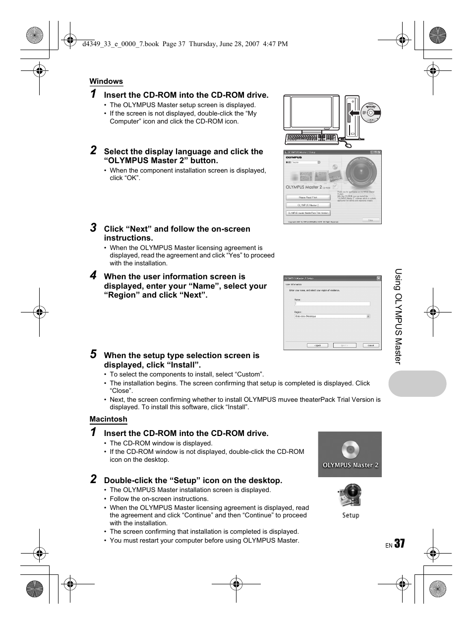 Olympus FE-300 User Manual | Page 37 / 68