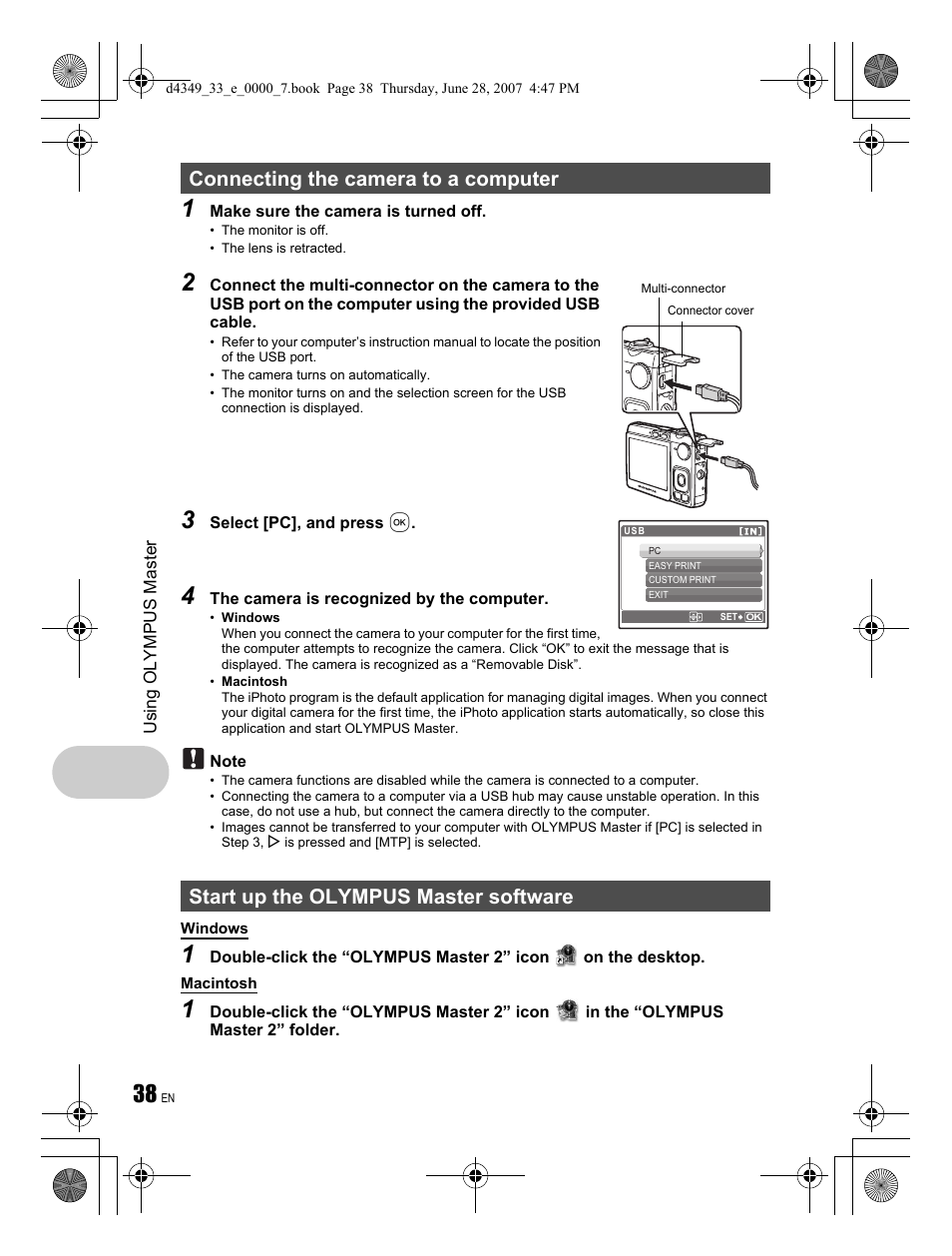 Olympus FE-300 User Manual | Page 38 / 68