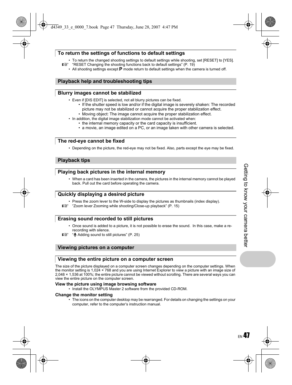 Olympus FE-300 User Manual | Page 47 / 68
