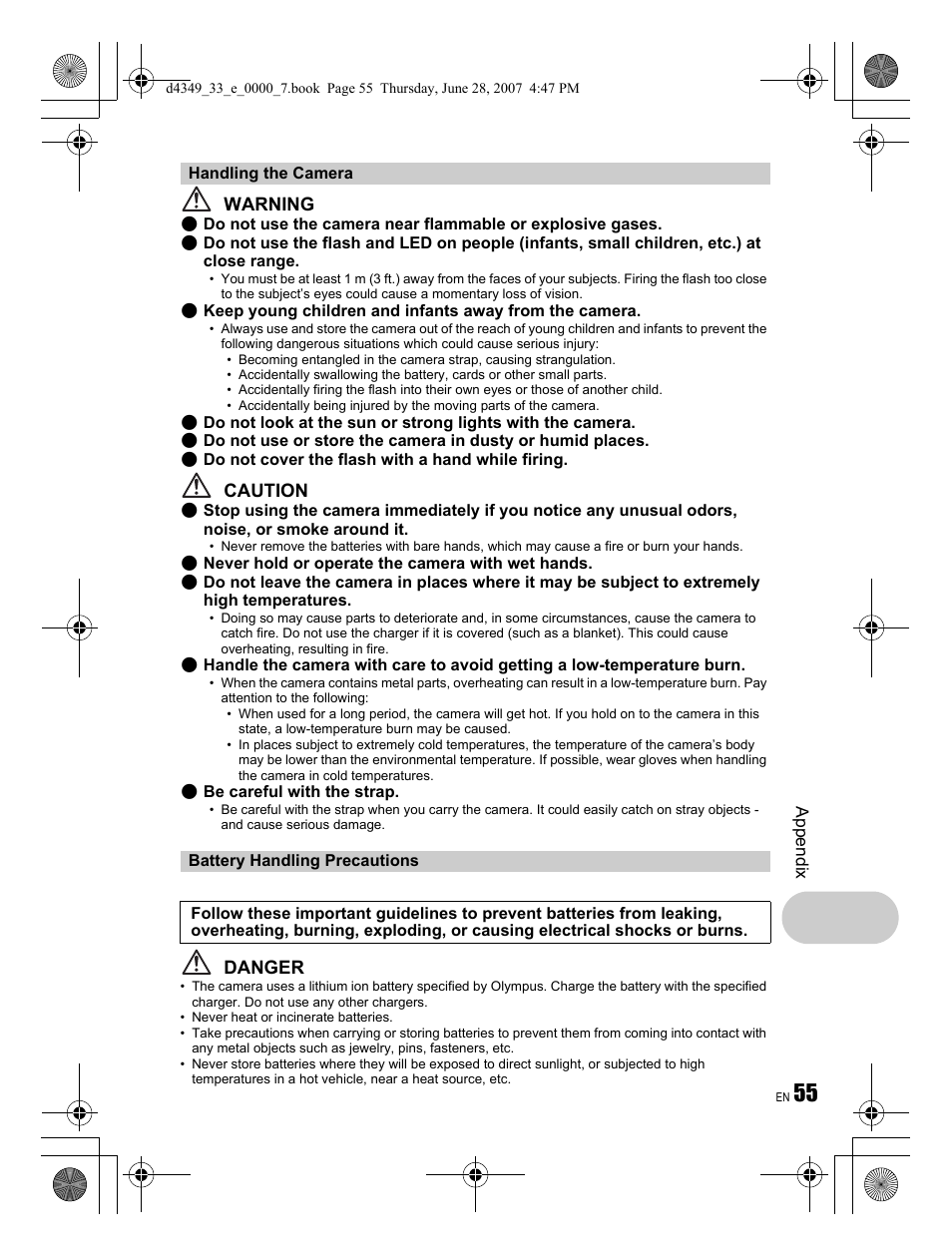 Olympus FE-300 User Manual | Page 55 / 68