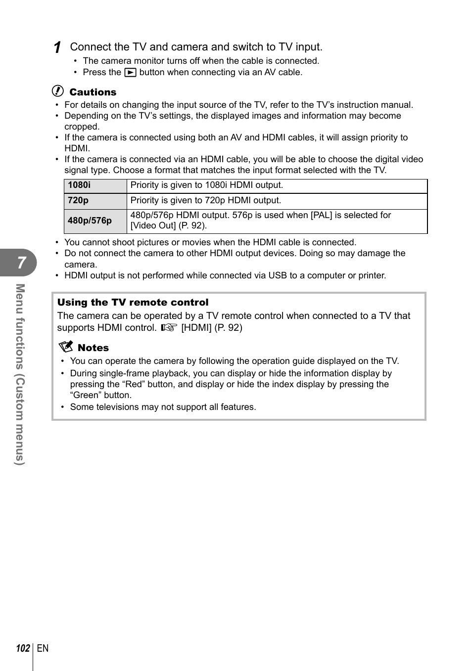 Olympus E-M1 User Manual | Page 102 / 165