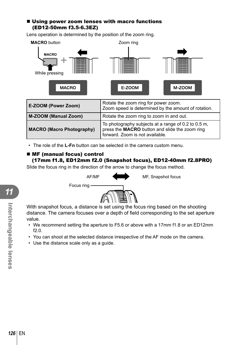 Olympus E-M1 User Manual | Page 126 / 165