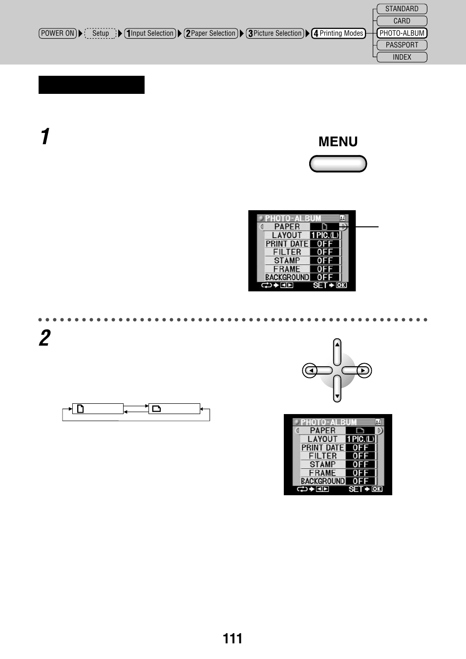 Olympus P-440 Photo Printer User Manual | Page 111 / 156