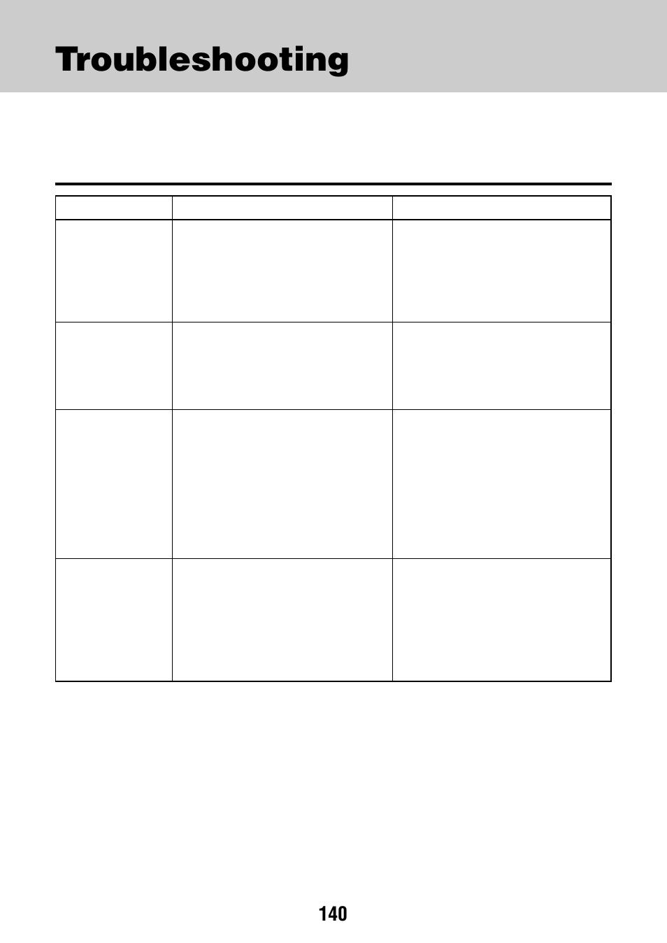 Troubleshooting, When a problem occurs | Olympus P-440 Photo Printer User Manual | Page 140 / 156
