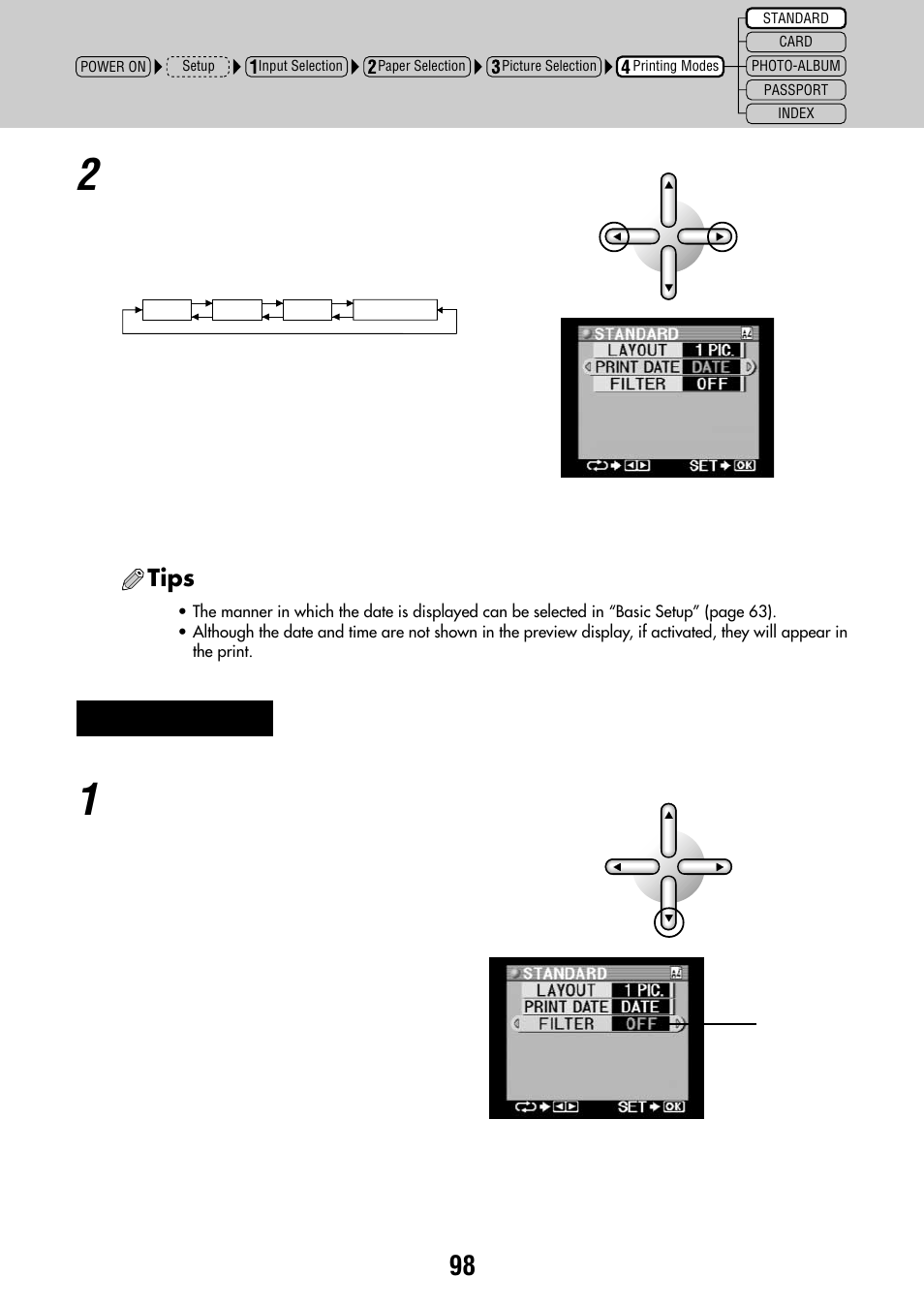 Tips | Olympus P-440 Photo Printer User Manual | Page 98 / 156