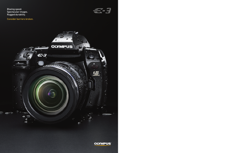 Olympus E-3 User Manual | 3 pages