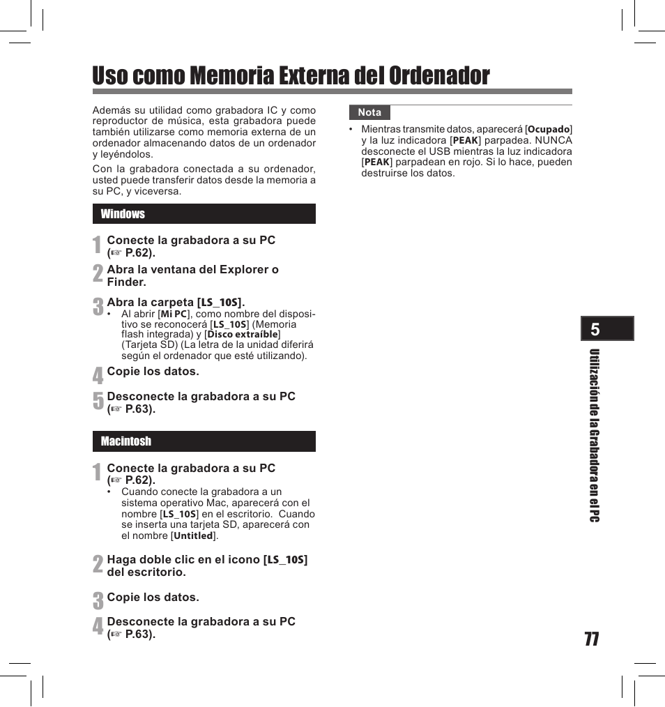 Olympus LS-10S User Manual | Page 249 / 260