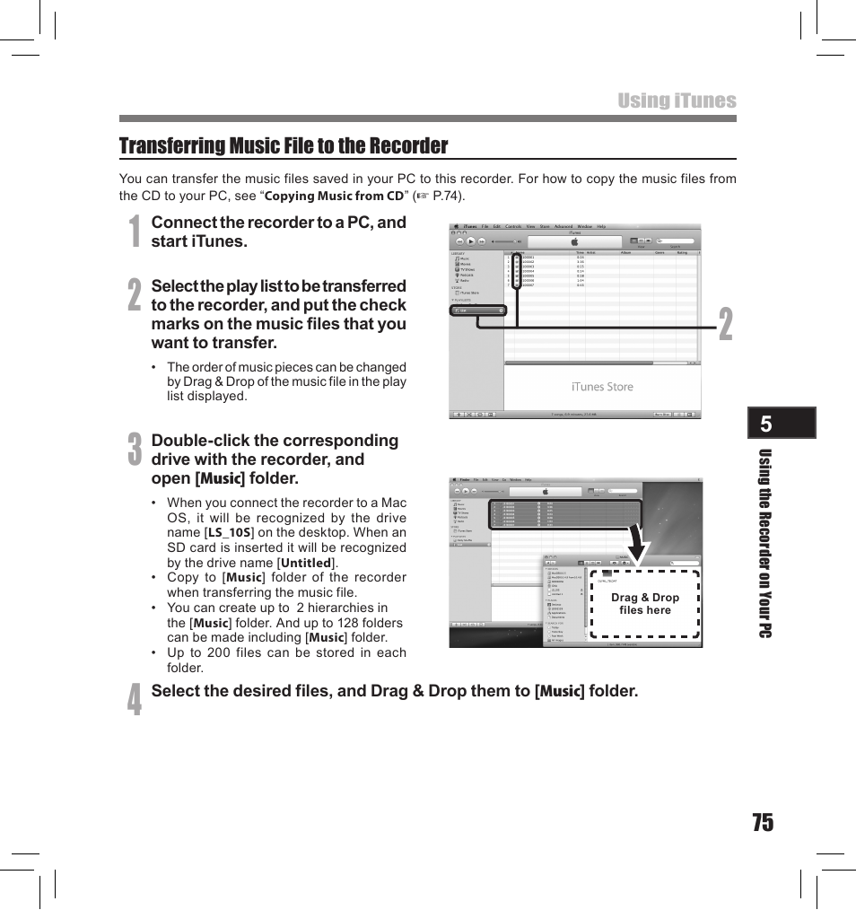 Olympus LS-10S User Manual | Page 75 / 260