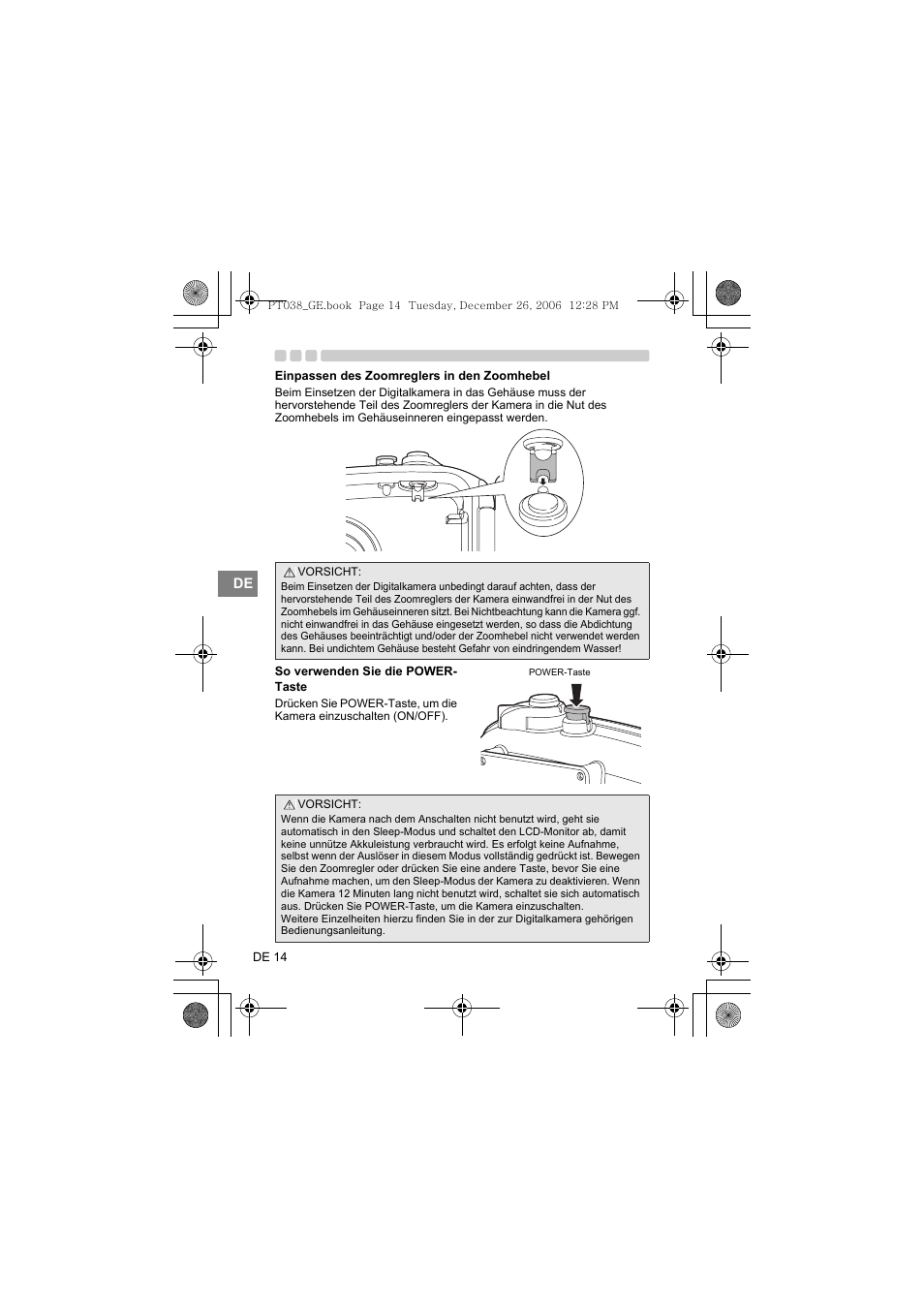 Olympus PT-038 User Manual | Page 128 / 268