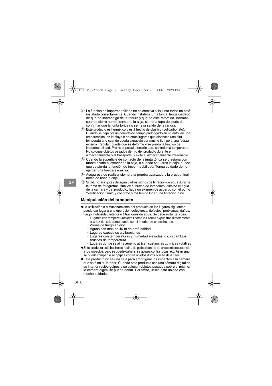 Olympus PT-038 User Manual | Page 158 / 268