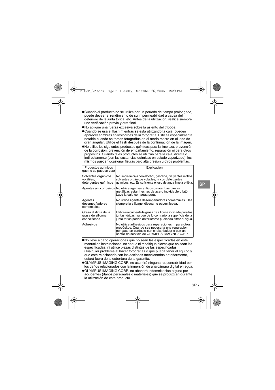 Olympus PT-038 User Manual | Page 159 / 268