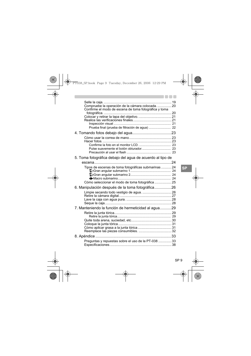 Olympus PT-038 User Manual | Page 161 / 268