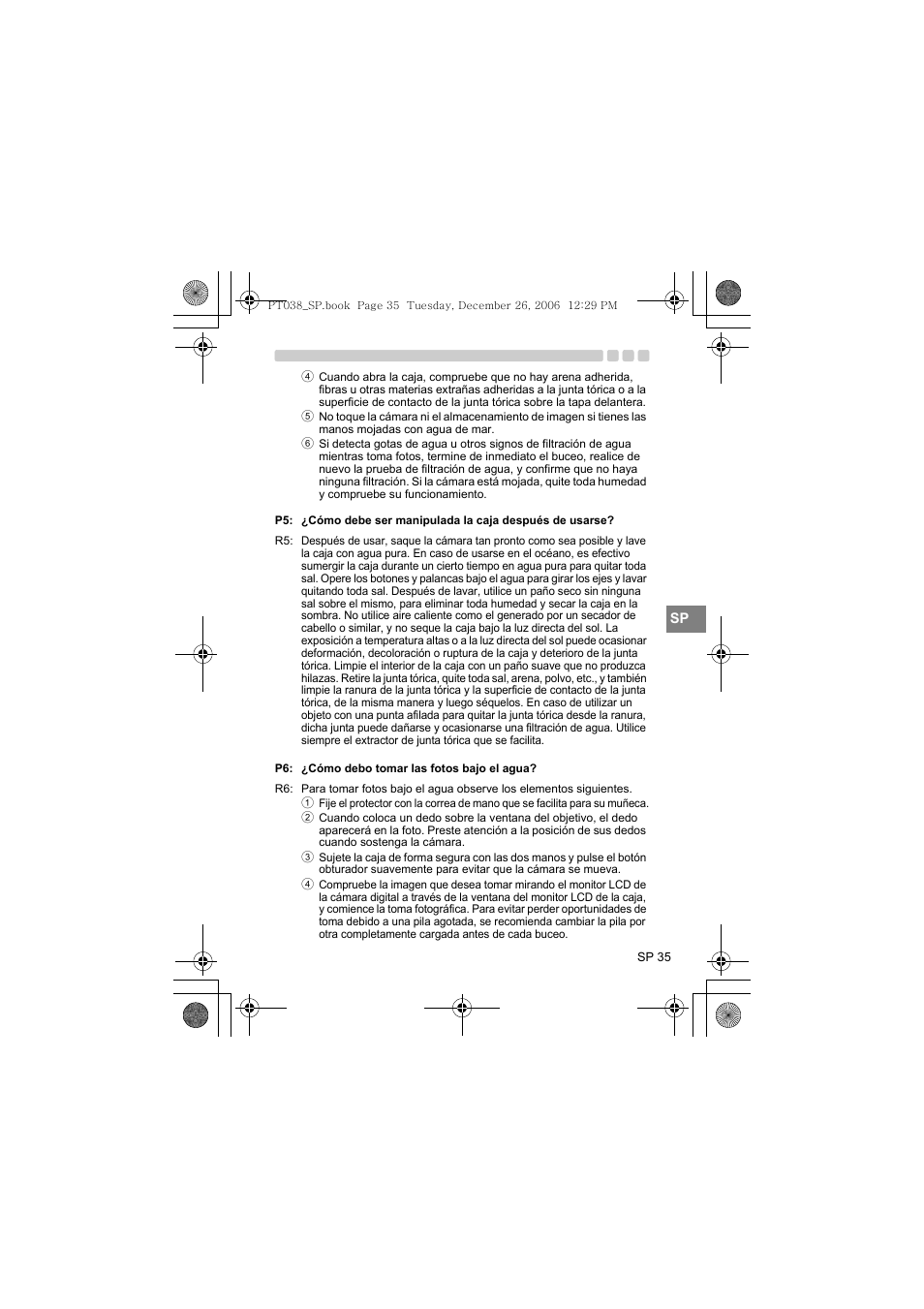 Olympus PT-038 User Manual | Page 187 / 268