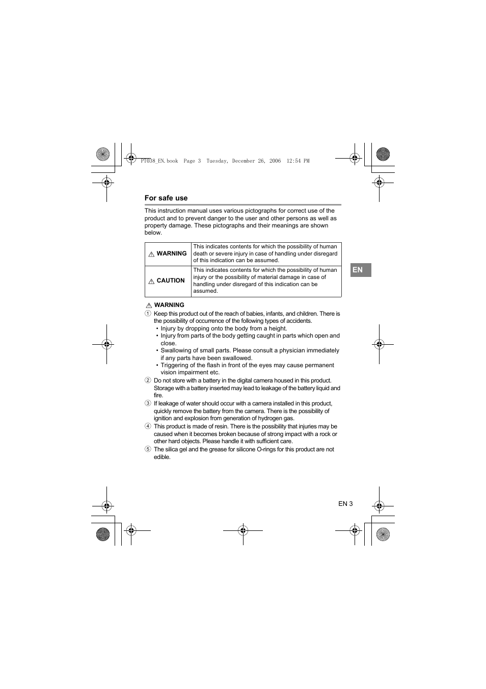 Olympus PT-038 User Manual | Page 41 / 268