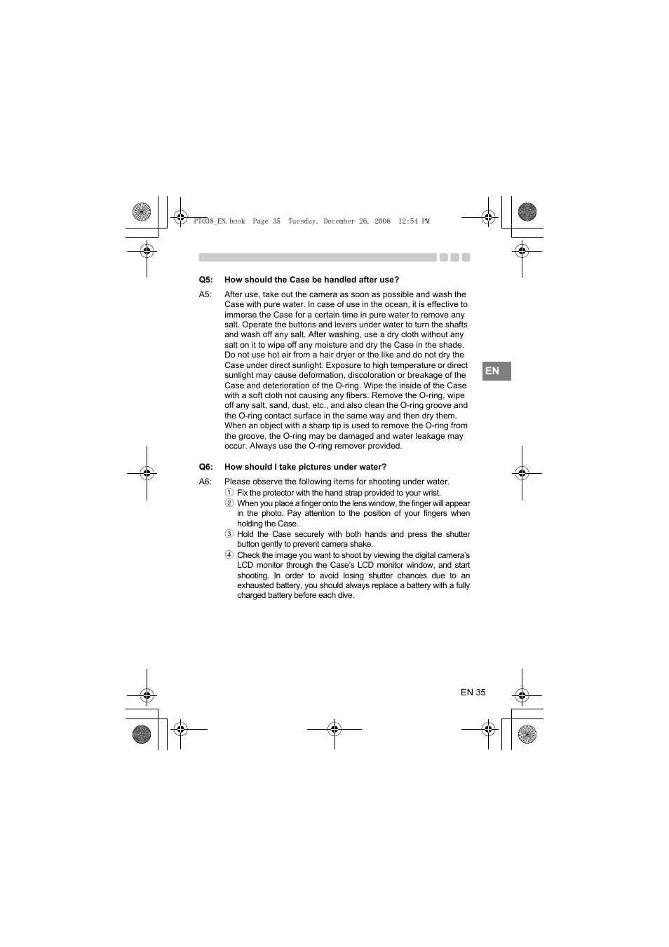 Olympus PT-038 User Manual | Page 73 / 268