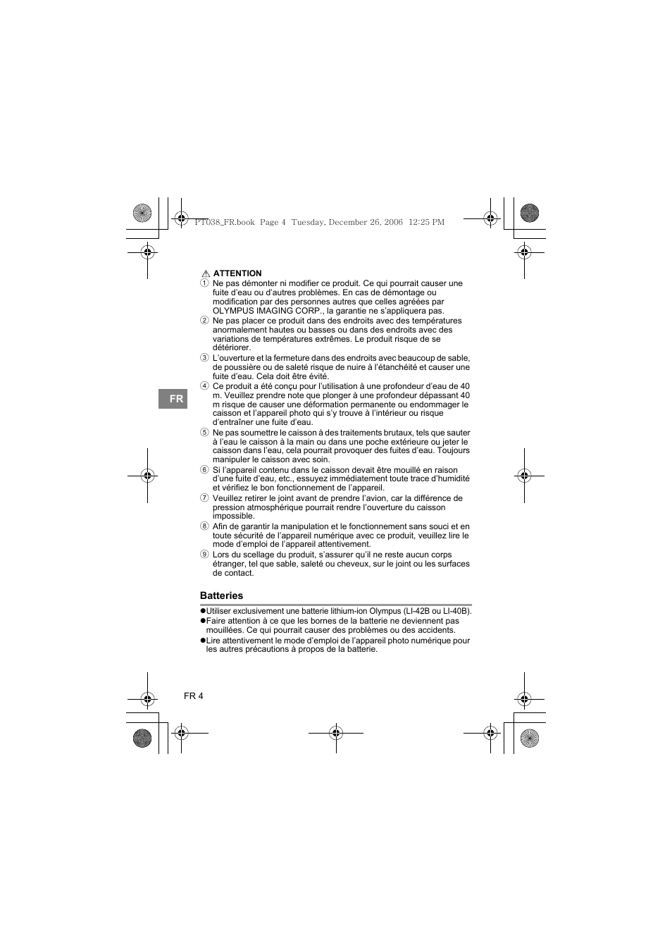Olympus PT-038 User Manual | Page 80 / 268