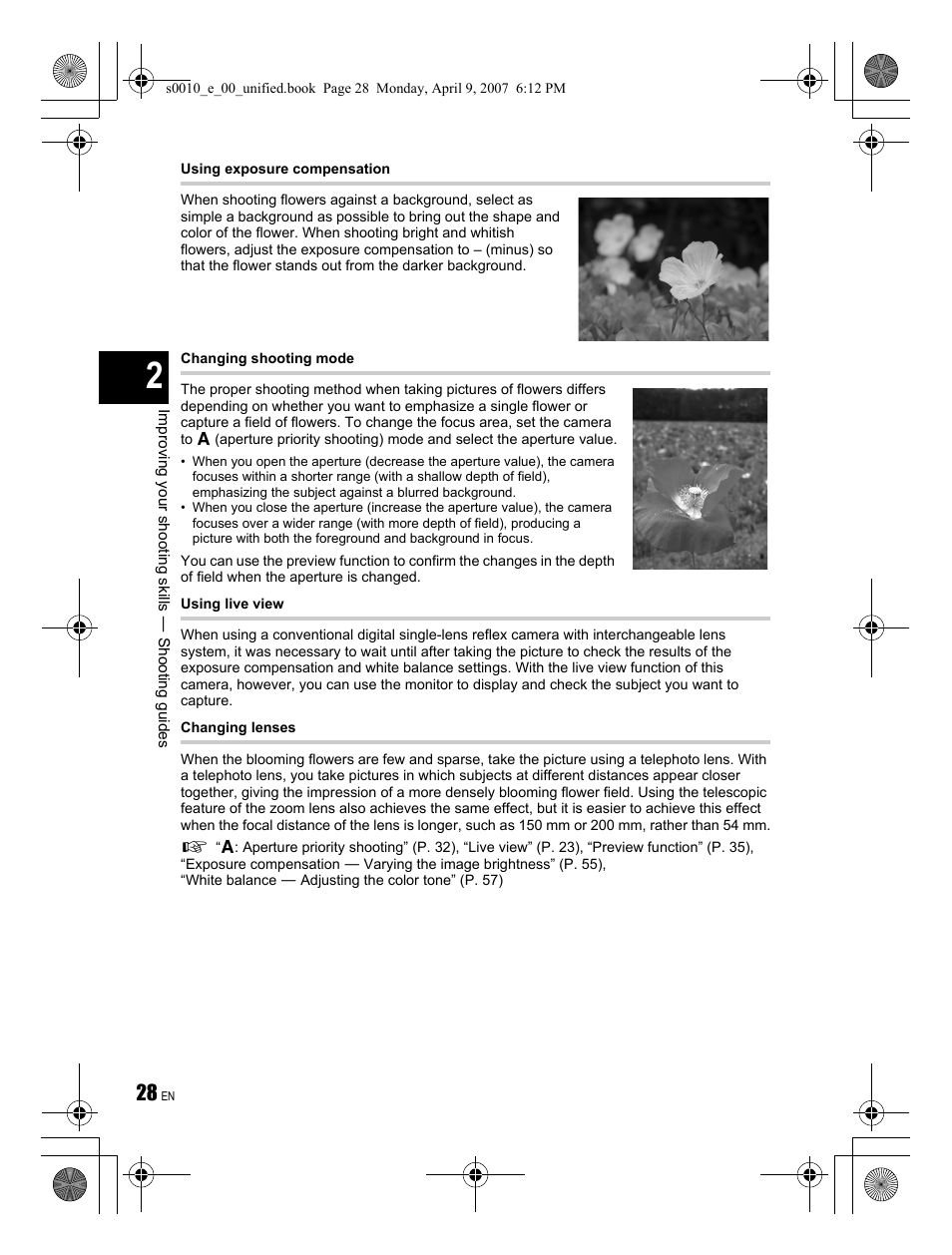 Olympus EVOLT E-510 User Manual | Page 28 / 140