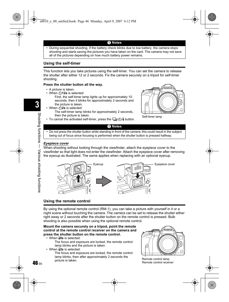 Olympus EVOLT E-510 User Manual | Page 46 / 140