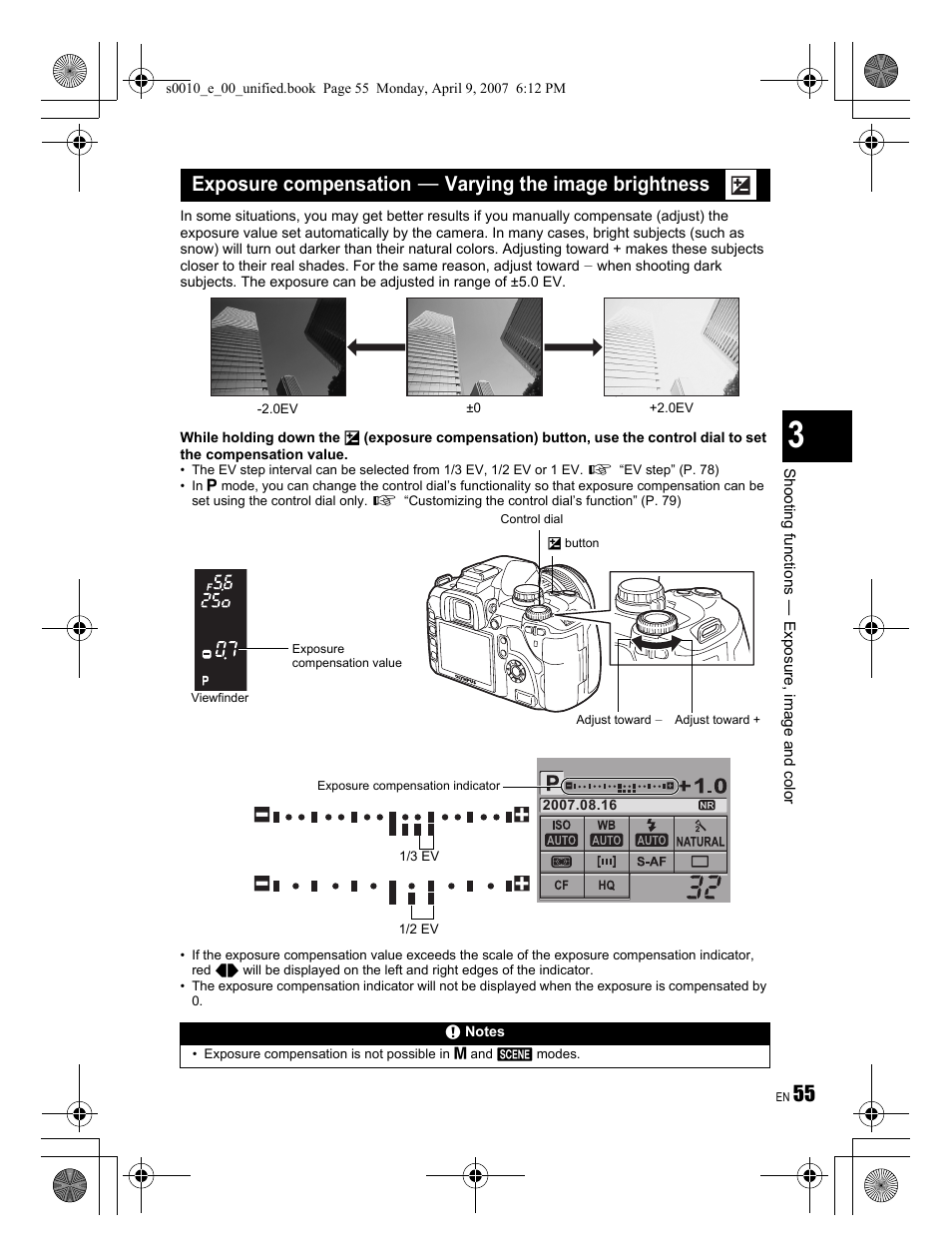 Olympus EVOLT E-510 User Manual | Page 55 / 140