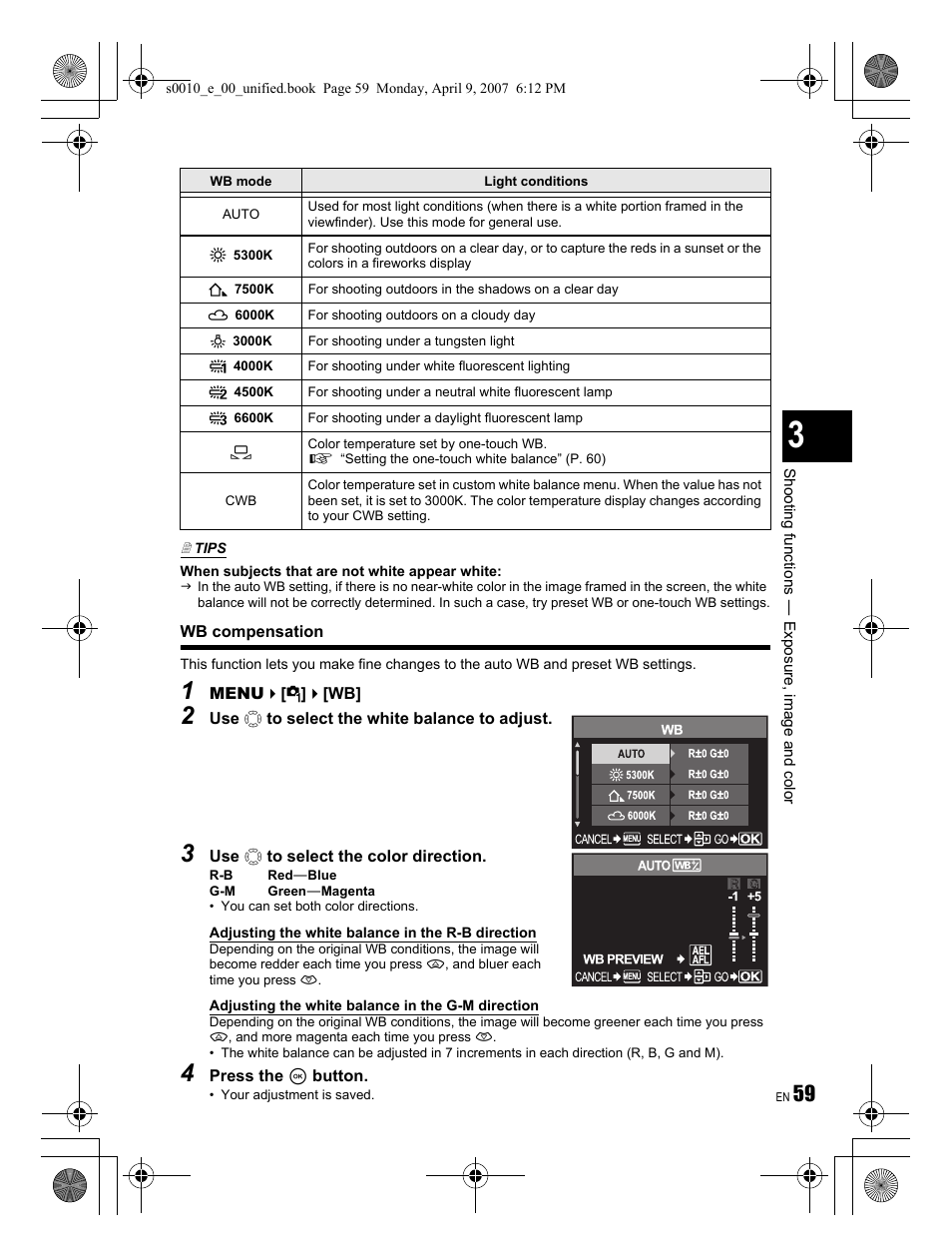 Olympus EVOLT E-510 User Manual | Page 59 / 140