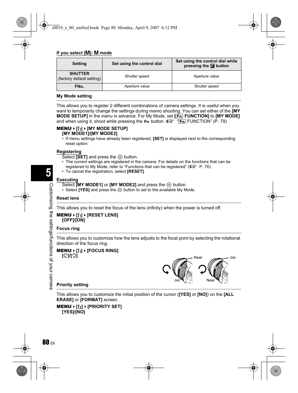 Olympus EVOLT E-510 User Manual | Page 80 / 140