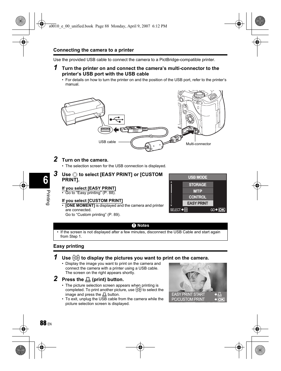Olympus EVOLT E-510 User Manual | Page 88 / 140