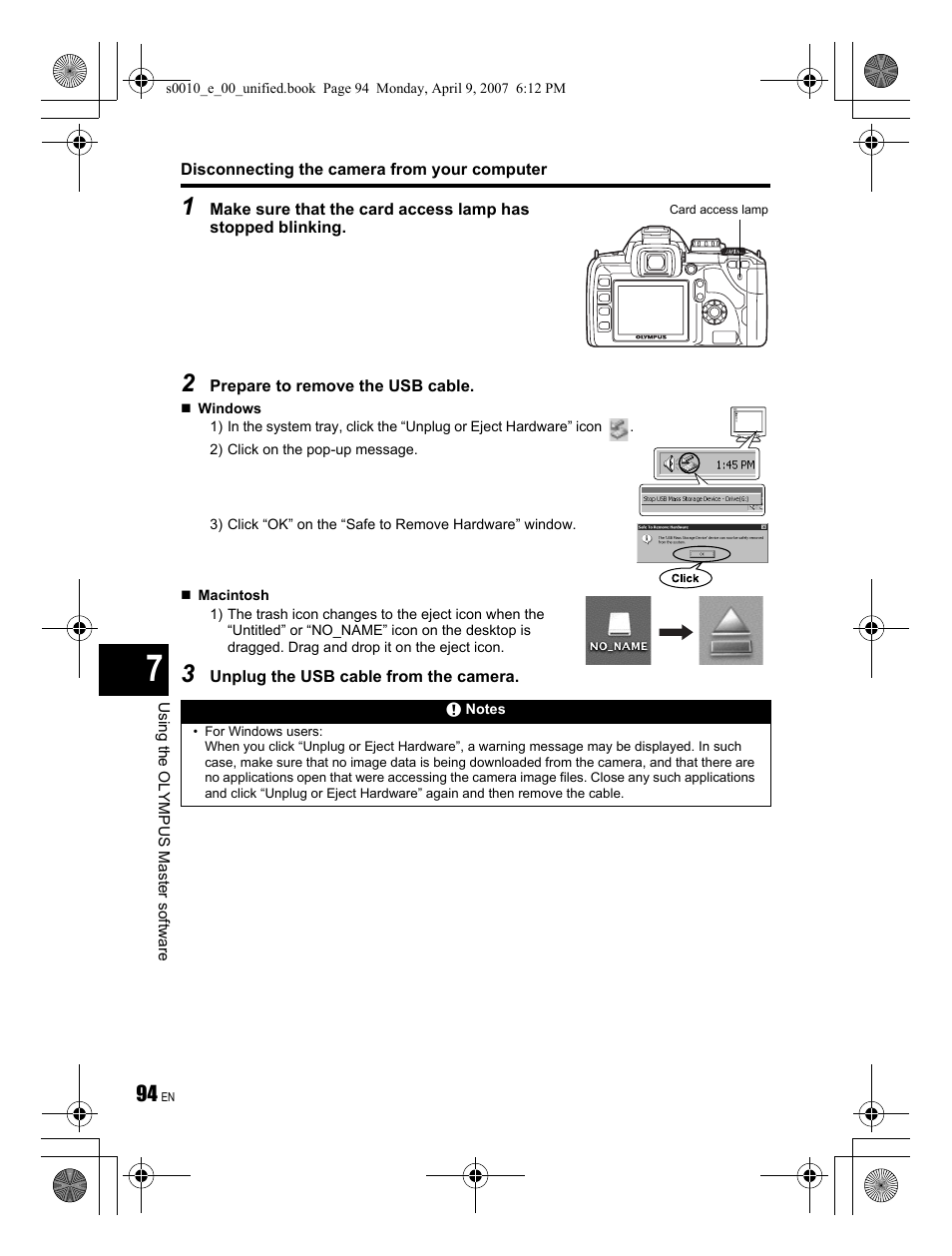 Olympus EVOLT E-510 User Manual | Page 94 / 140