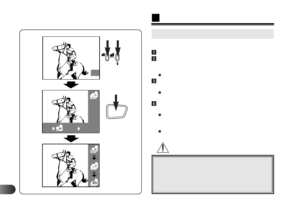 All-frame erase, Caution | Olympus D-220L-D-320L Digital Cameras User Manual | Page 124 / 172