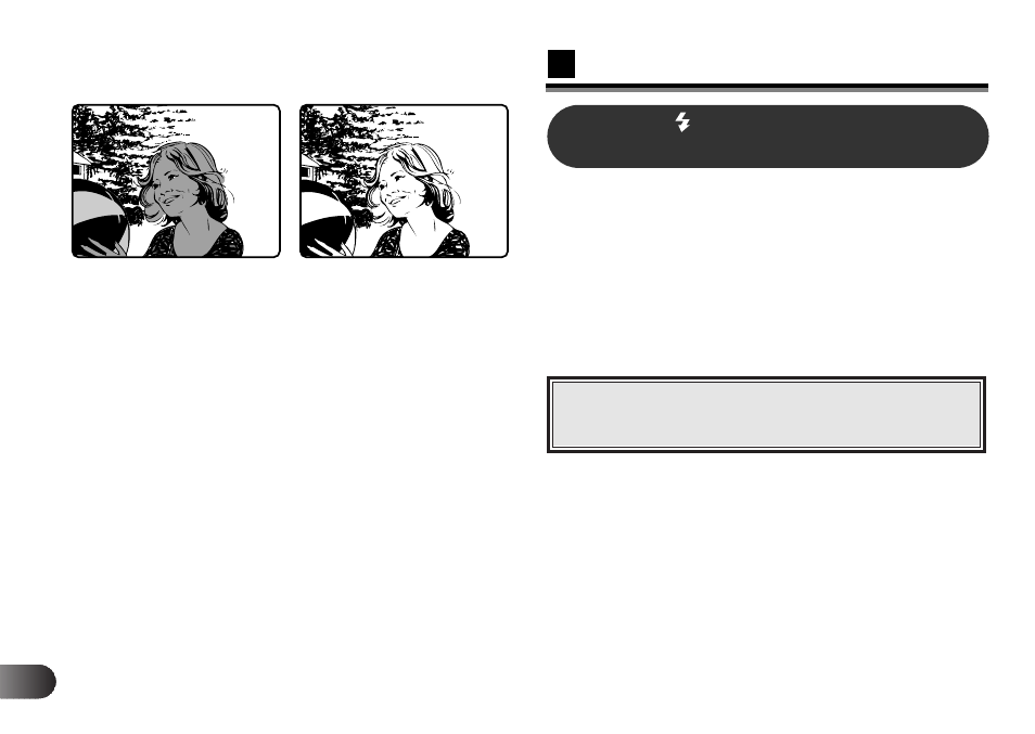 Fill-in flash, Fill-in flash (forced activation) | Olympus D-220L-D-320L Digital Cameras User Manual | Page 96 / 172