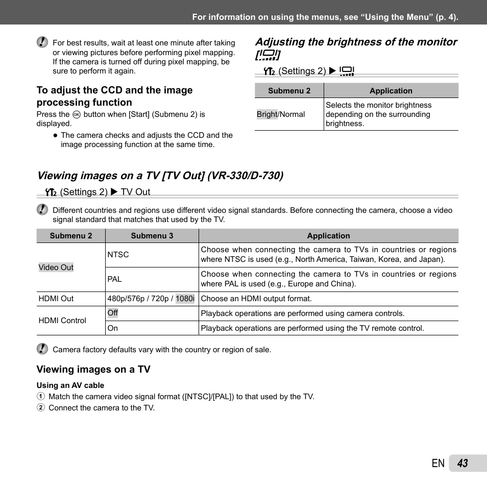 43 en | Olympus VR-320 User Manual | Page 43 / 76